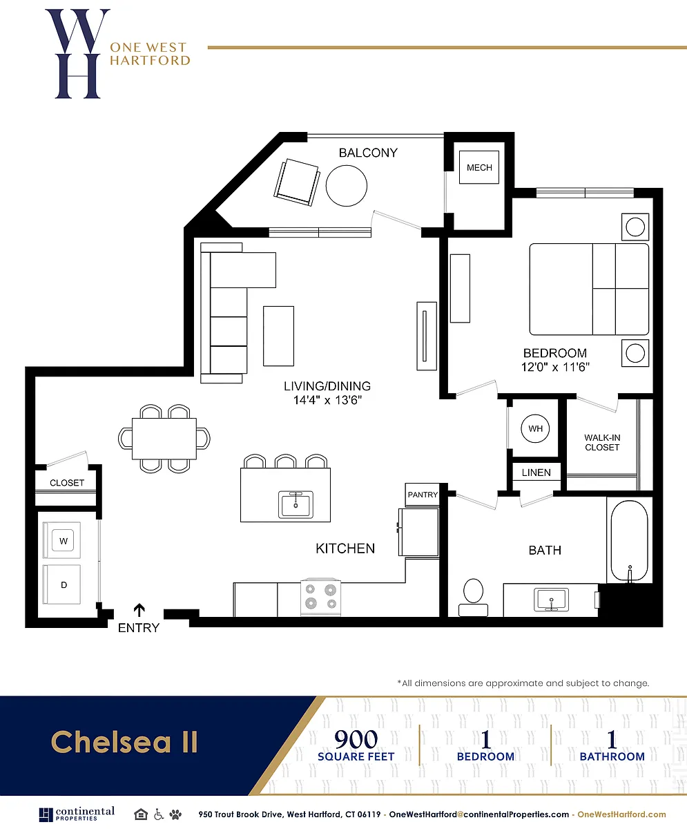 Floor plan Chelsea II