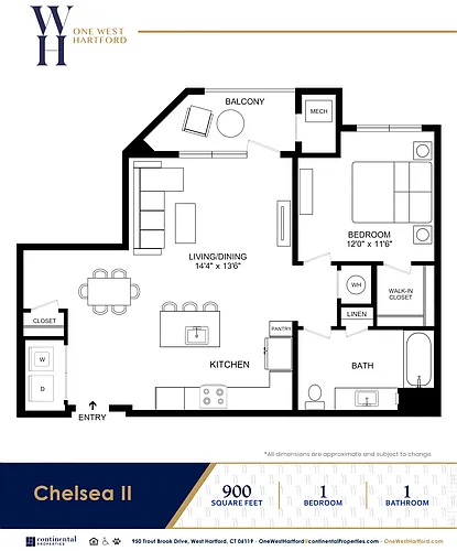 Floor plan Chelsea II
