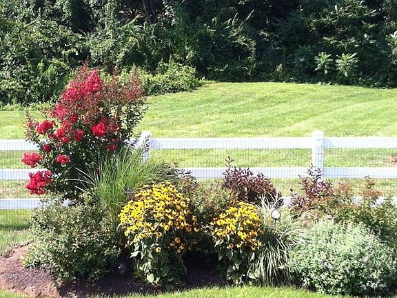 Summer view of custom Garden