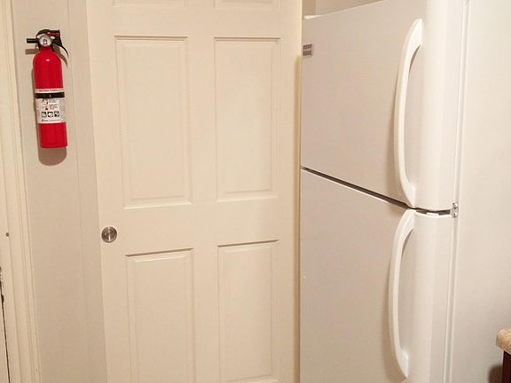 Powder room closed door