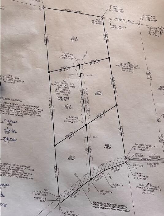 2nd image of 0 Walker Rd Lot 1