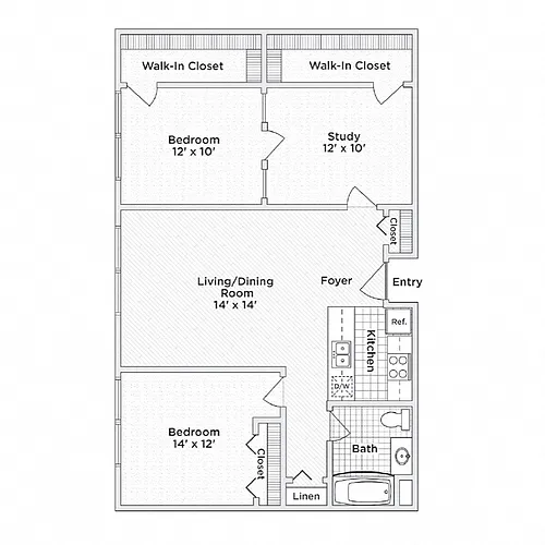 Floor plan B1