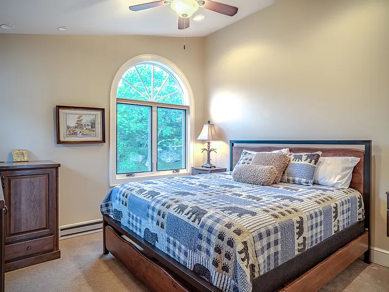 Second bedroom is also awesome and includes a king size bed & ceiling fan.