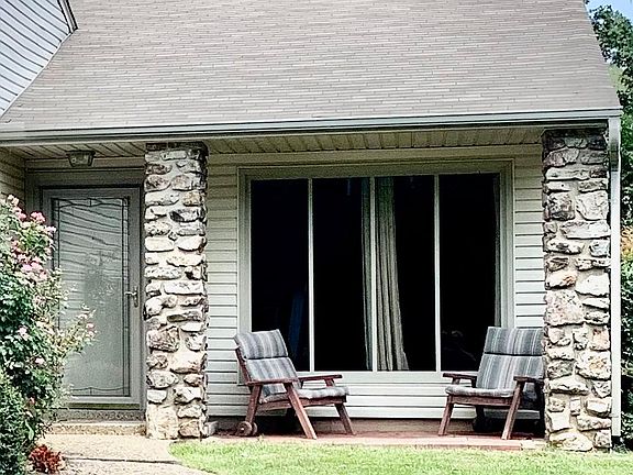Inviting front porch