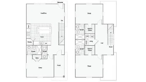 Floor plan Baldwin