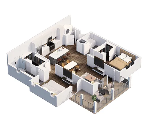 Floor plan B3