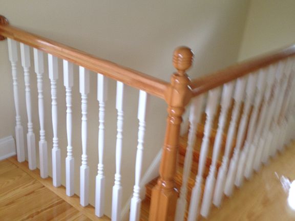 Upstairs open stairway