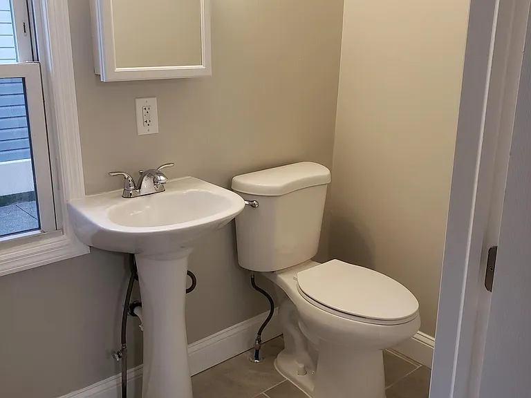 Half bath (laundry on the other side, not seen in this picture)