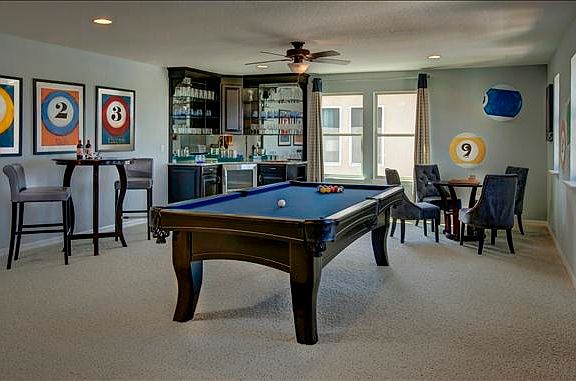 open and large gameroom