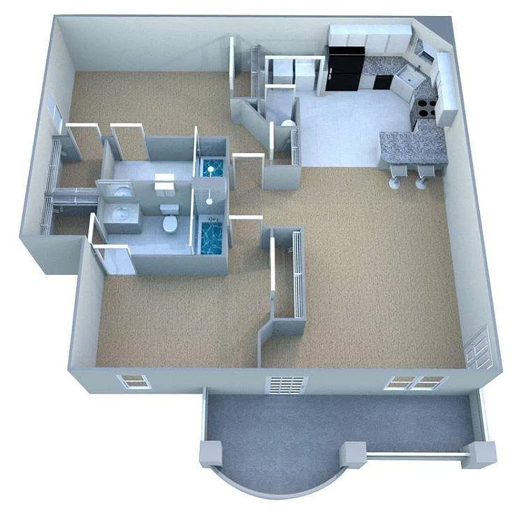 Floor plan Custom Deluxe III