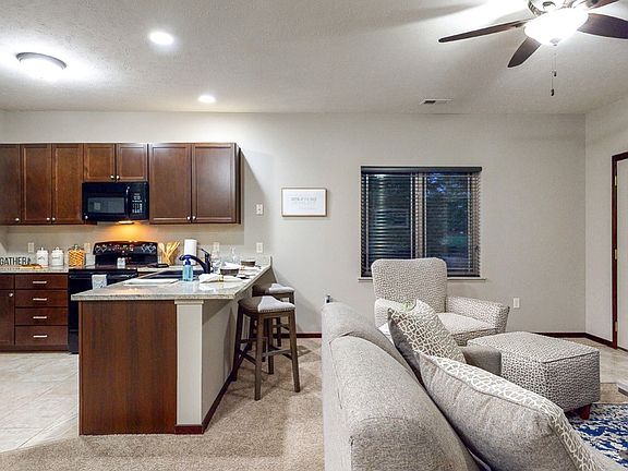 Open-concept layouts connect the kitchen and living areas, providing a seamless space to relax or gather.