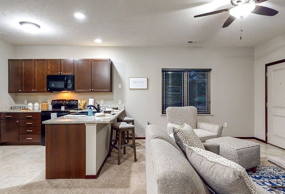 Open-concept layouts connect the kitchen and living areas, providing a seamless space to relax or gather.