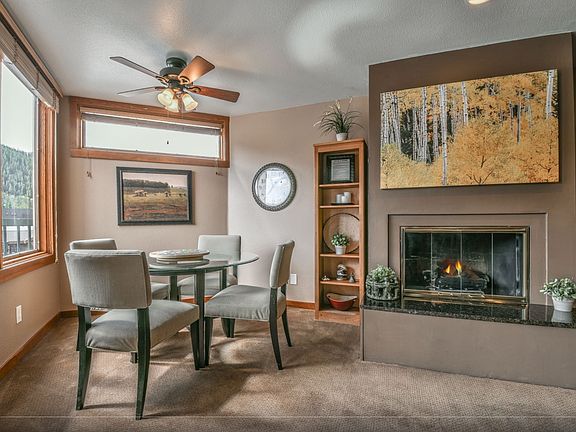 Dining Area and Fireplace