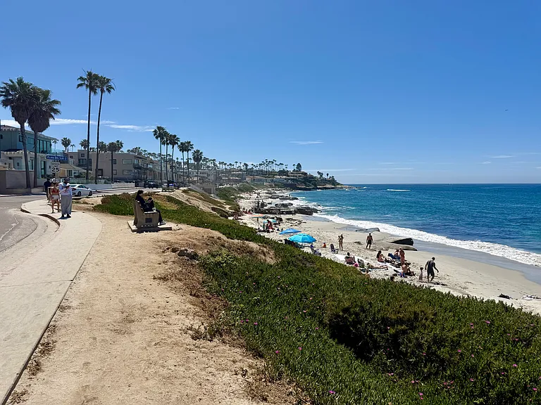 Numerous beaches on the La Jolla Coast near the condo