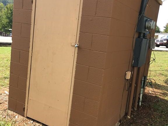 Storage shed-belongs to lot