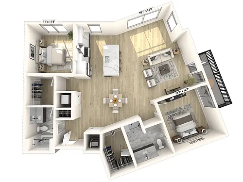 Floor plan B4 - The Hamilton
