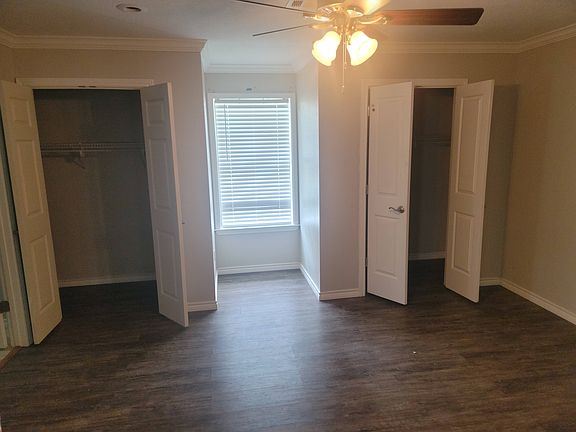 Primary bedroom with 2 closets
