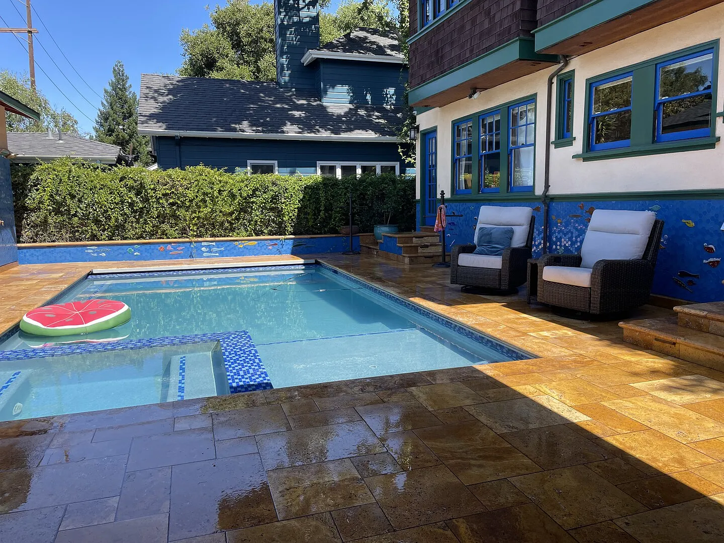 Extraordinary Professorville Craftsman with pool — Photo 3