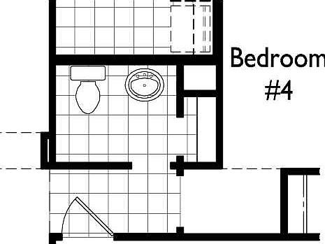 Optional Powder Bath w/ closet ilo Storage