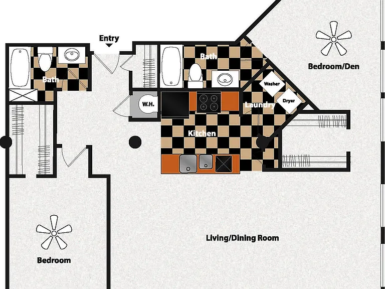 East 8 Lofts floorplan