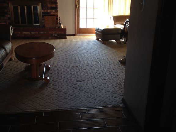 view into the living room
