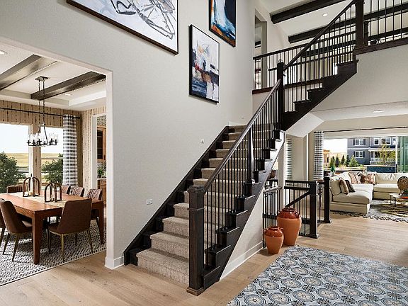 Foyer and formal dining room