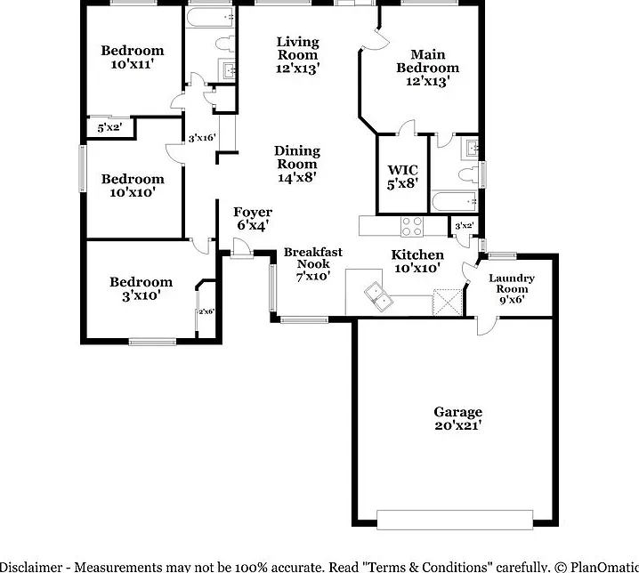 3 bed, 2.0 bath, 1374 sqft, $2,115 — Photo 2