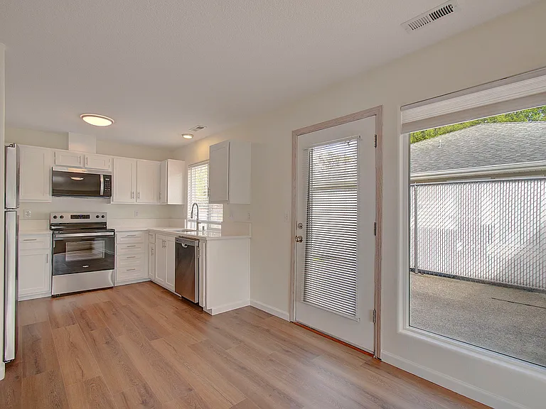 Newly remodeled kitchen and dining area