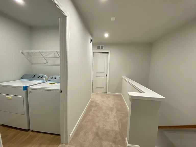 Laundry and Upstairs Hallway