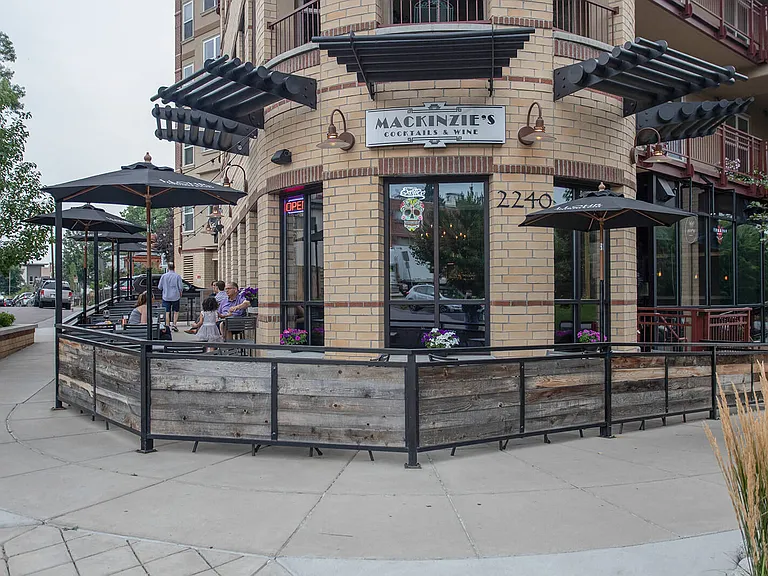 Visit Mackinzie's for a cocktail or glass of wine