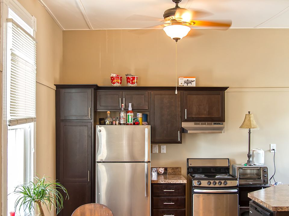 Kitchen view from living area.
