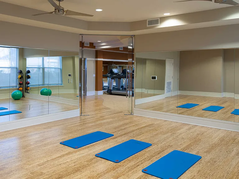 24-Hour Fitness Center with Yoga Studio