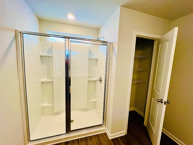 Master Bathroom- with an upgraded Spacious Standing Shower and closet