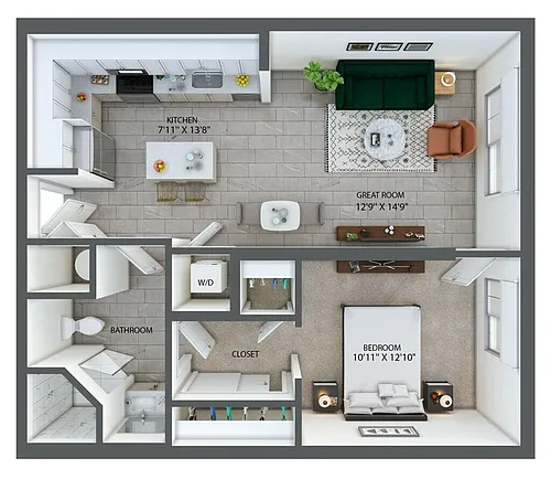 Floor plan The Trend - A1 LL