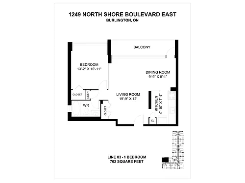 Floor plan 1 Bedroom
