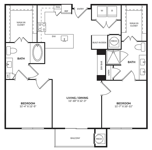 Floor plan B1