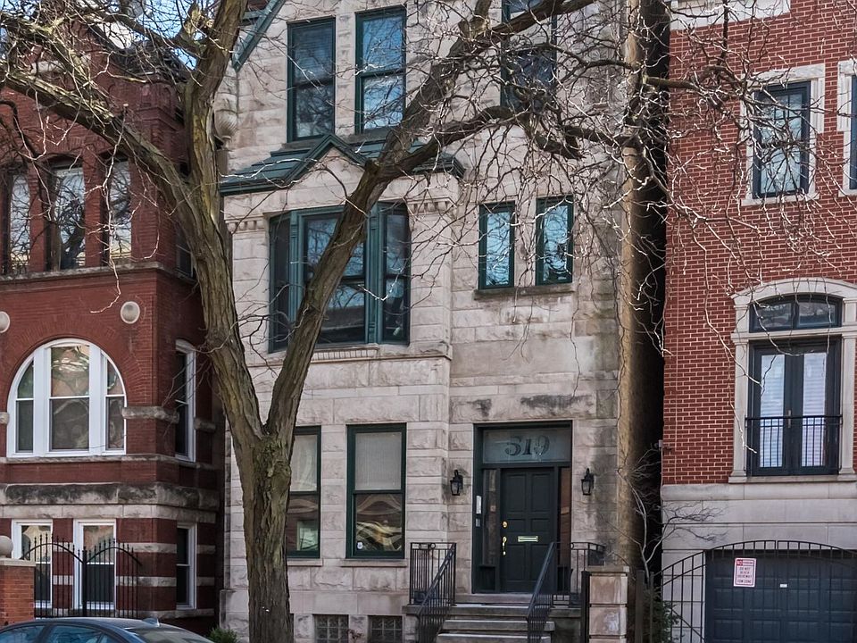 Historic greystone with beautiful finishes.