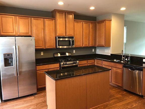 Kitchen with stainless steel appliances