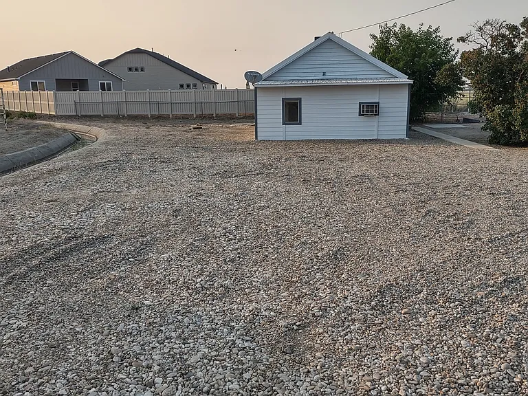 From the motor court looking toward the house.