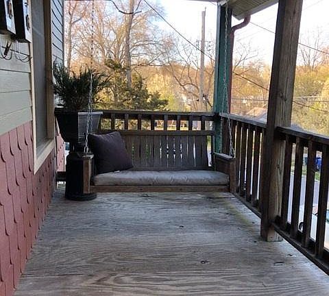 Front Porch with swing