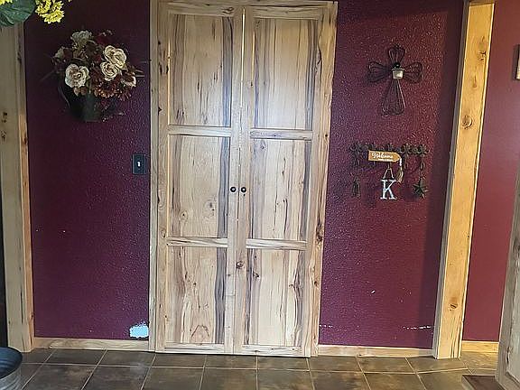 Inside entry door