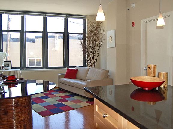 Huge windows in open living area