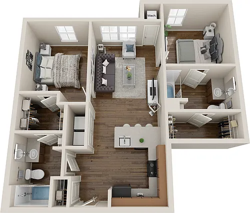 Floor plan B2