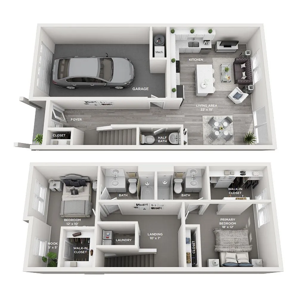 Floor plan The Monroe Deluxe