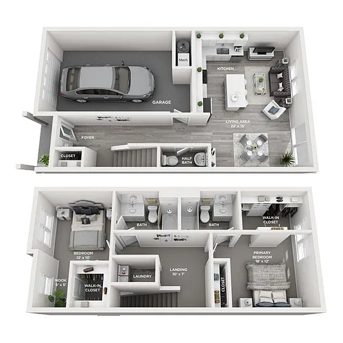 Floor plan The Monroe Deluxe