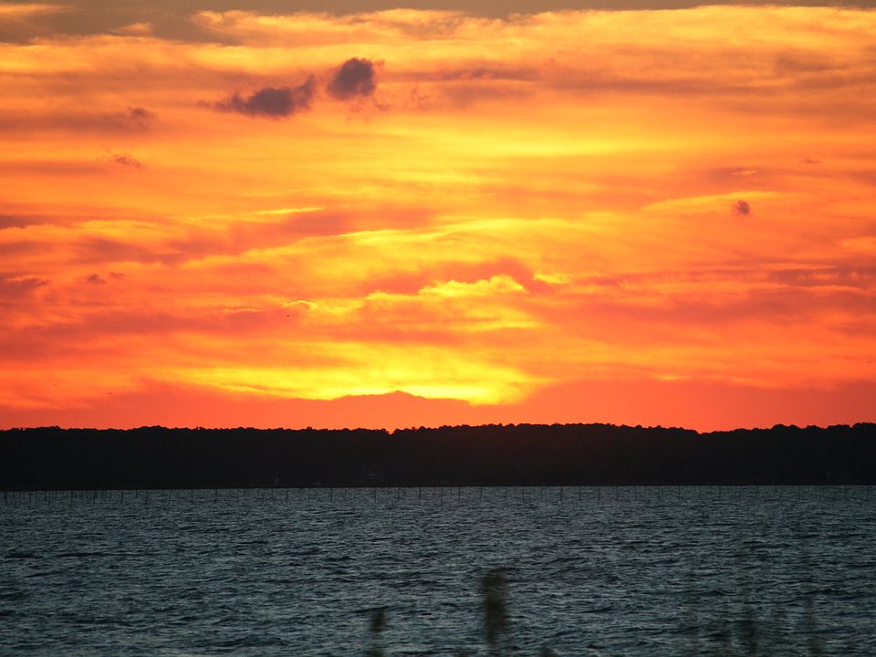 sunset view out back 