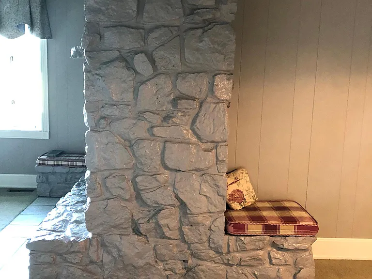 Side of Fireplace