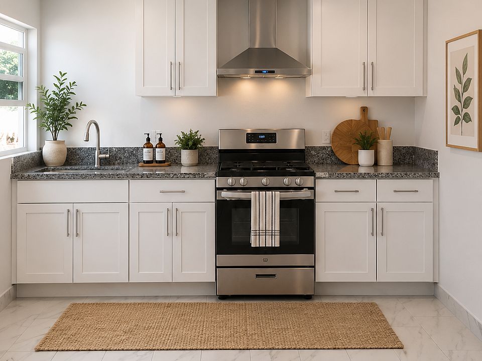 kitchen digitally staged