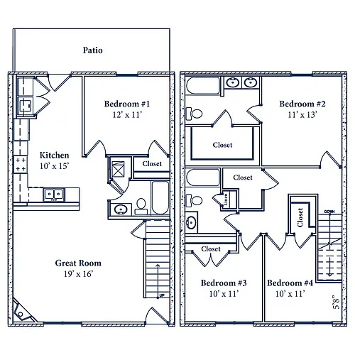 Floor plan The Willow