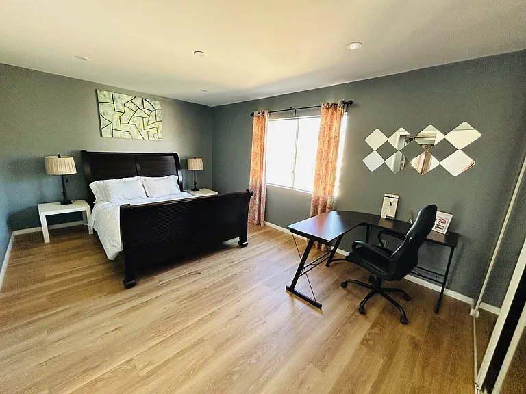 Second bedroom with spacious closet.